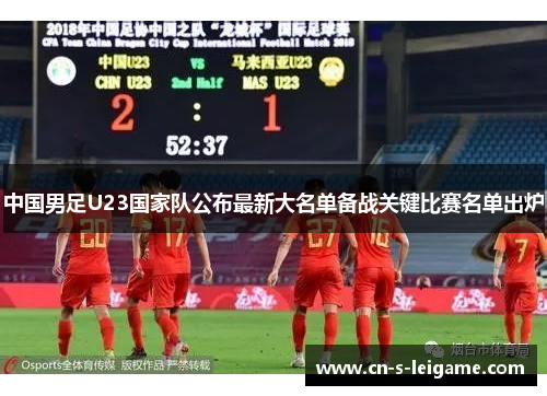 中国男足U23国家队公布最新大名单备战关键比赛名单出炉 中国男足U23国家队公布最新大名单备战关键比赛名单出炉